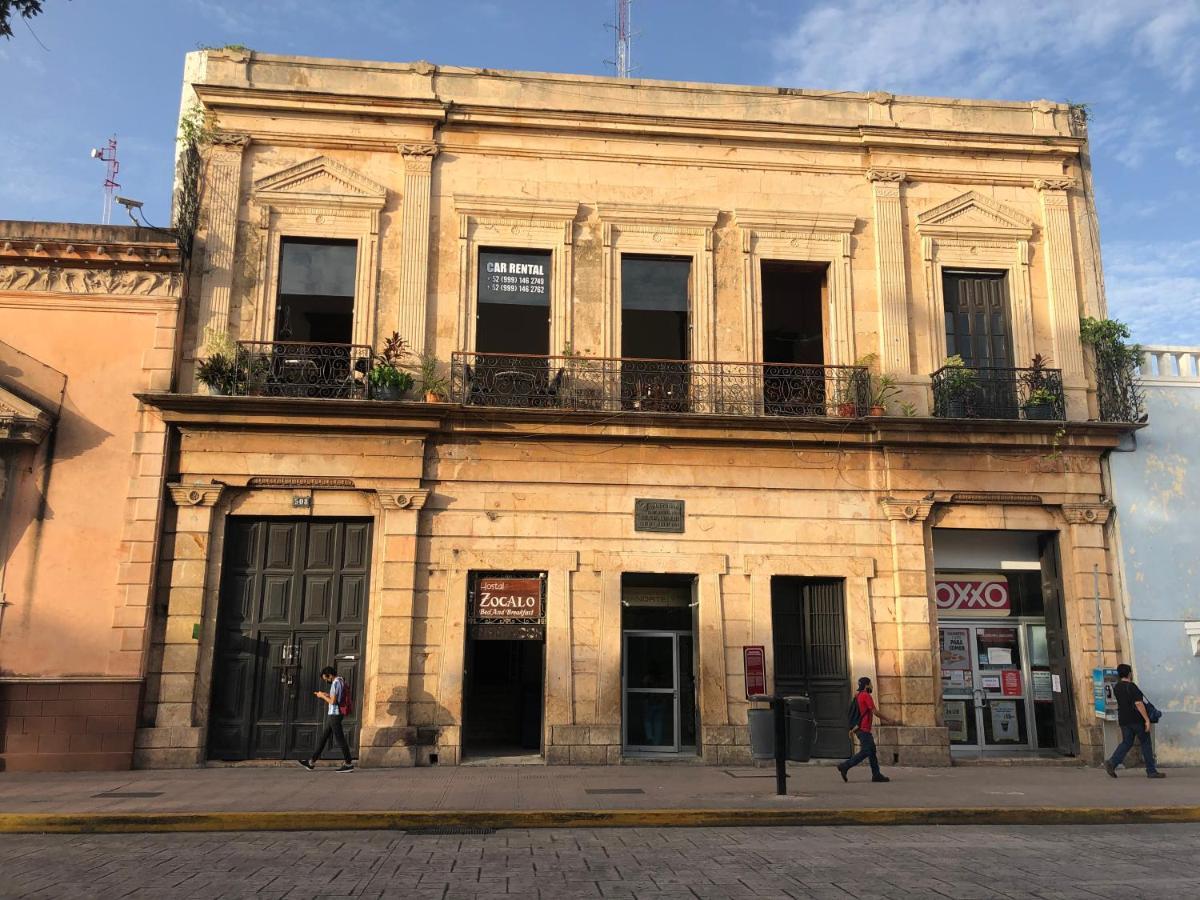 Hostal Zocalo Hotel Merida Bagian luar foto
