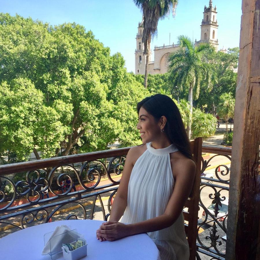 Hostal Zocalo Hotel Merida Bagian luar foto