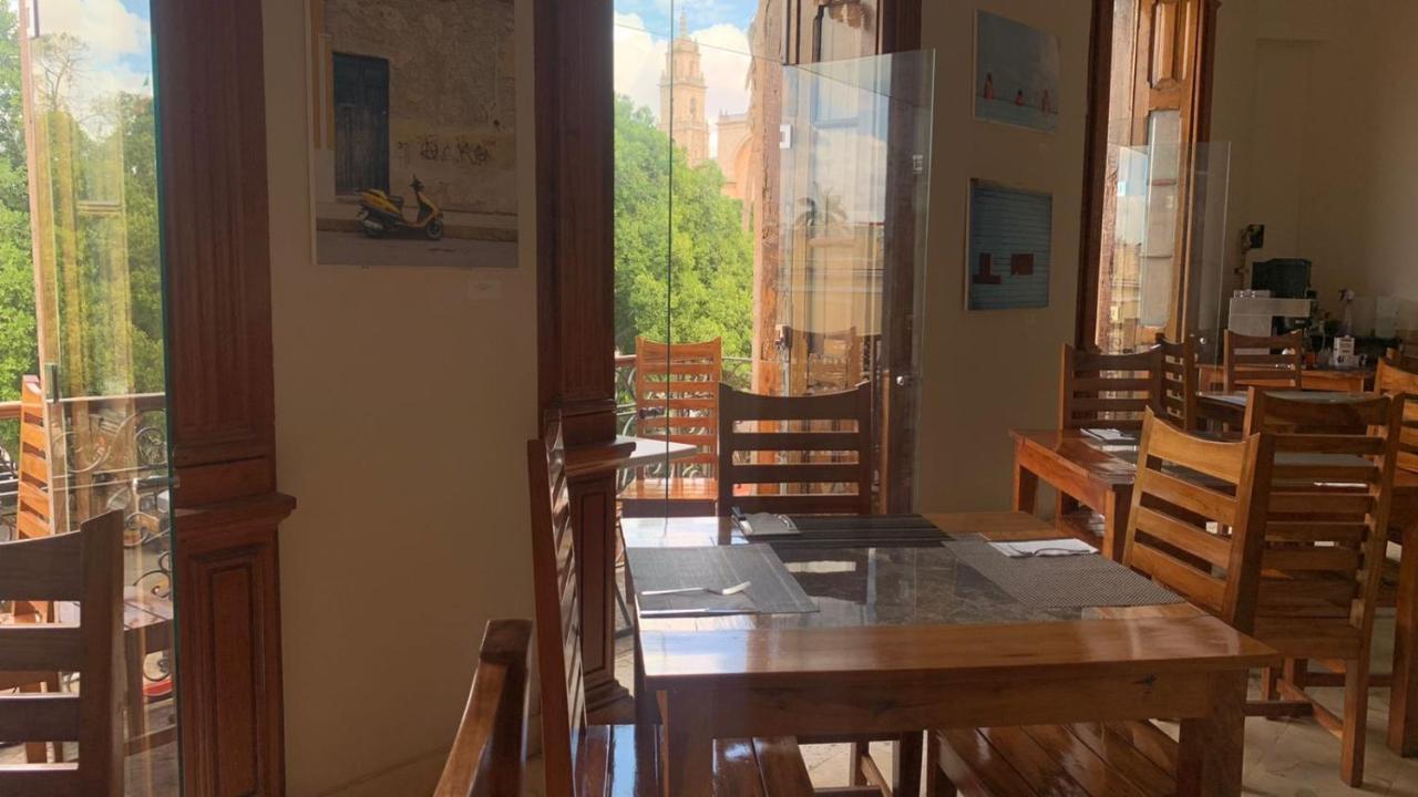 Hostal Zocalo Hotel Merida Bagian luar foto