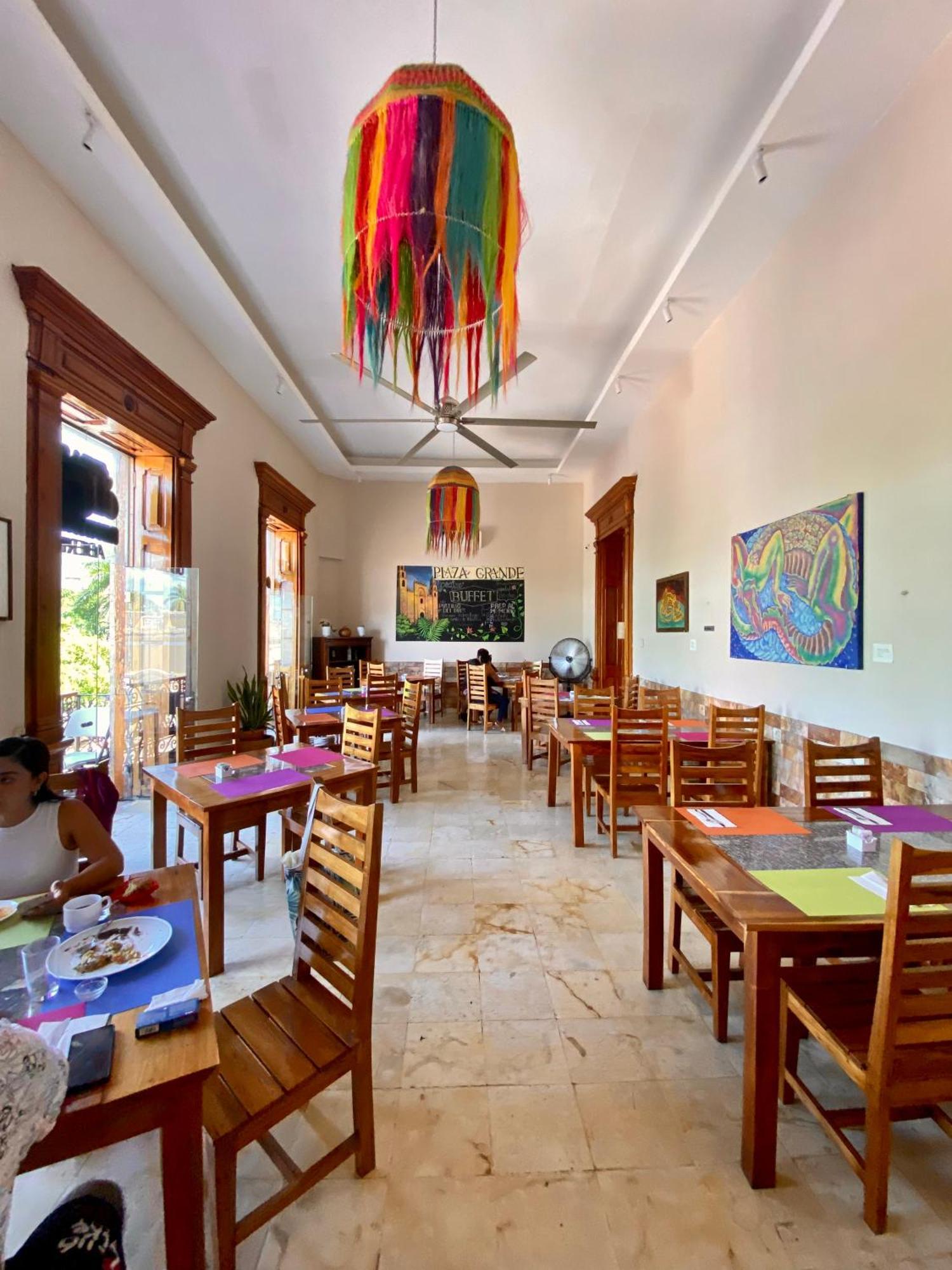 Hostal Zocalo Hotel Merida Bagian luar foto