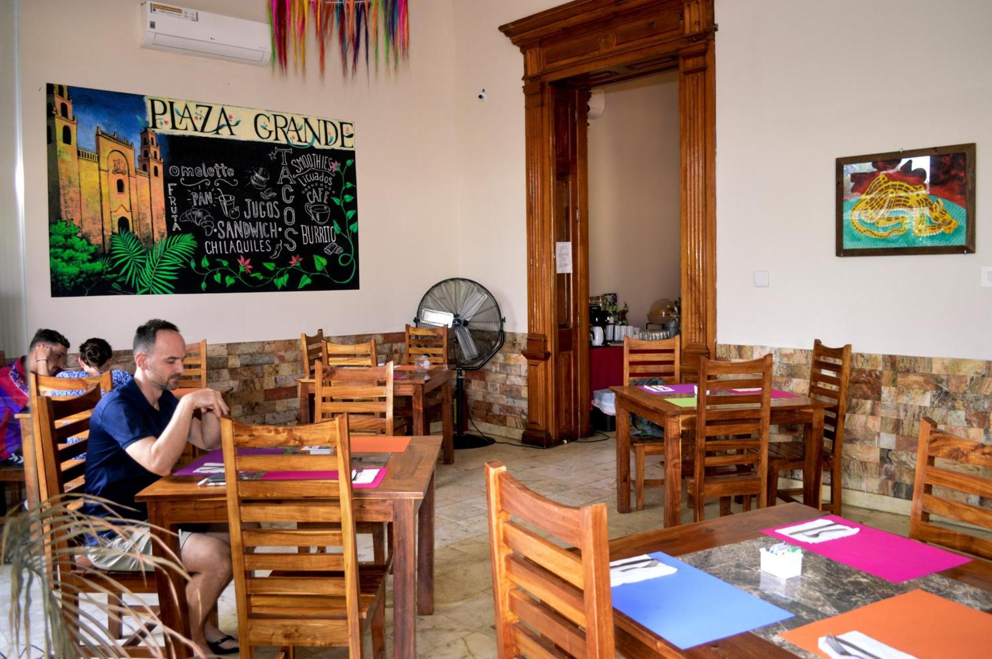 Hostal Zocalo Hotel Merida Bagian luar foto