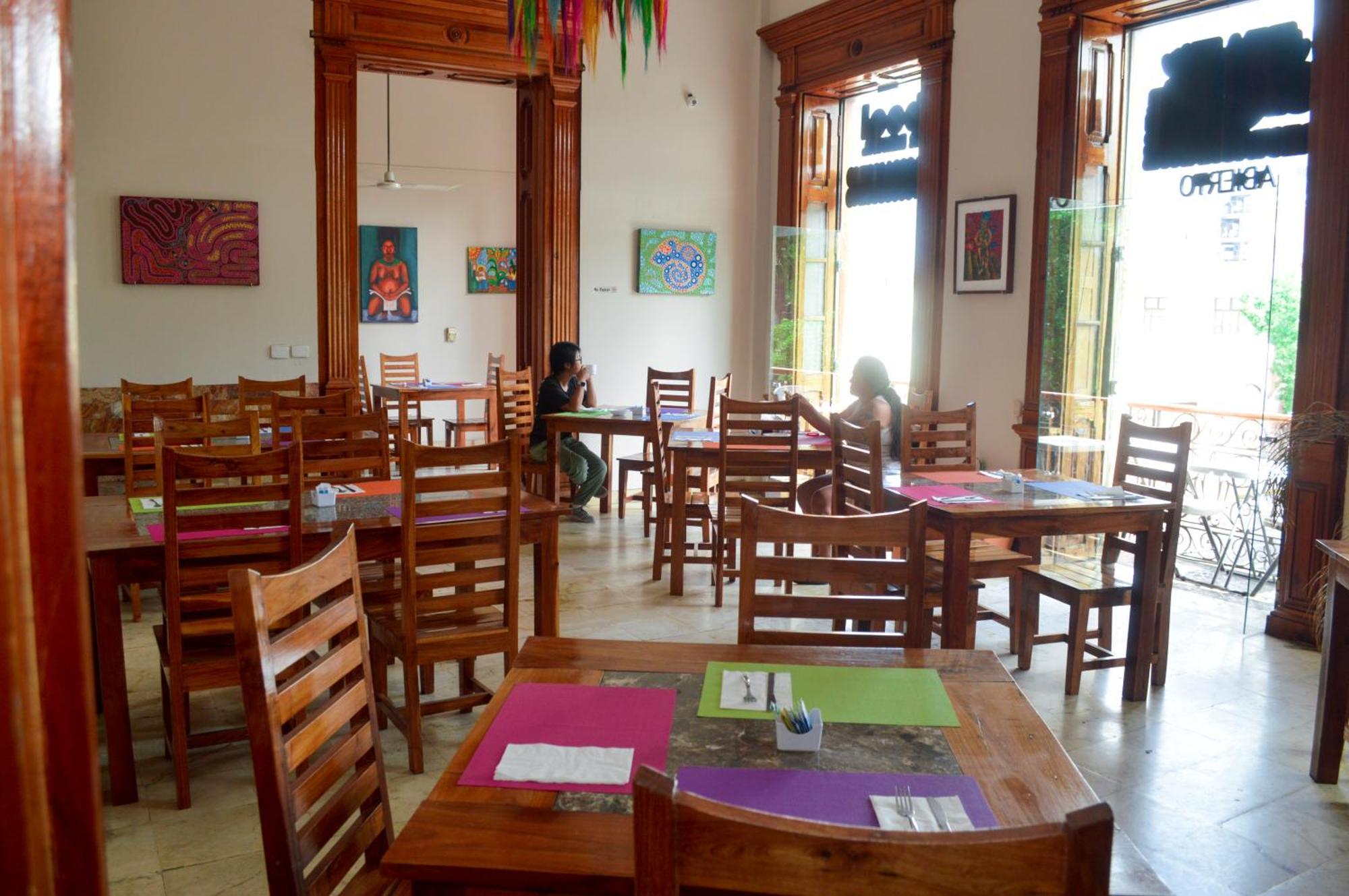 Hostal Zocalo Hotel Merida Bagian luar foto